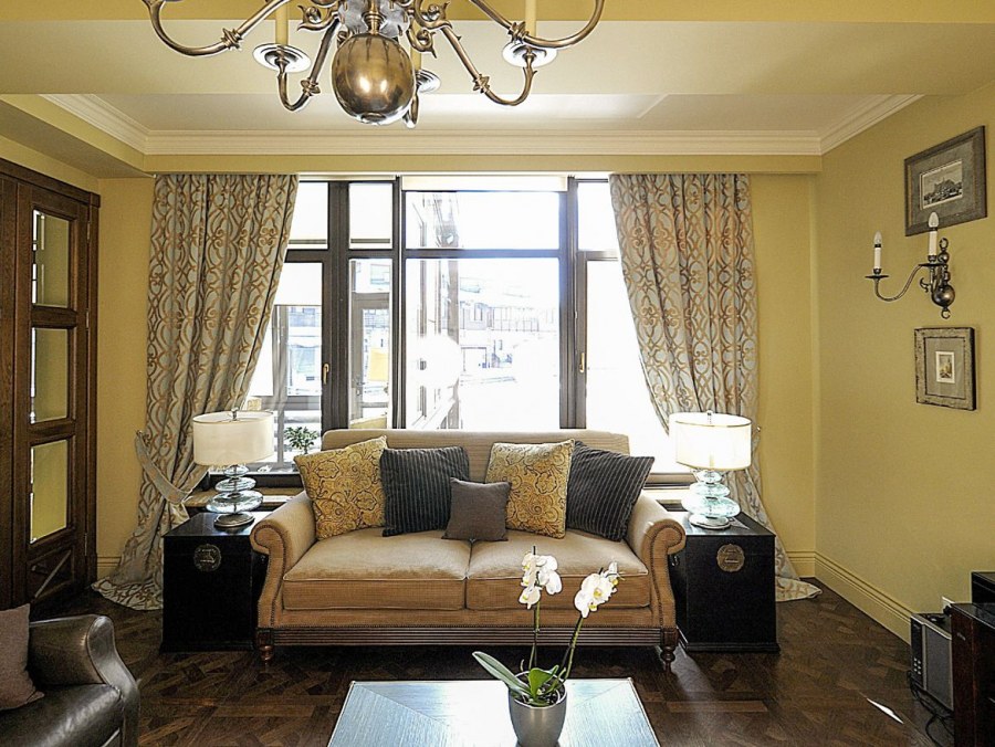 Шторы в стиле американская классика