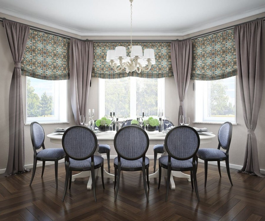 Столовая в эркере