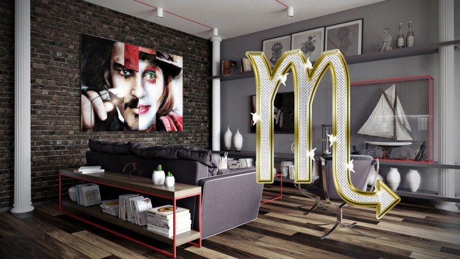 Интерьер для скорпиона