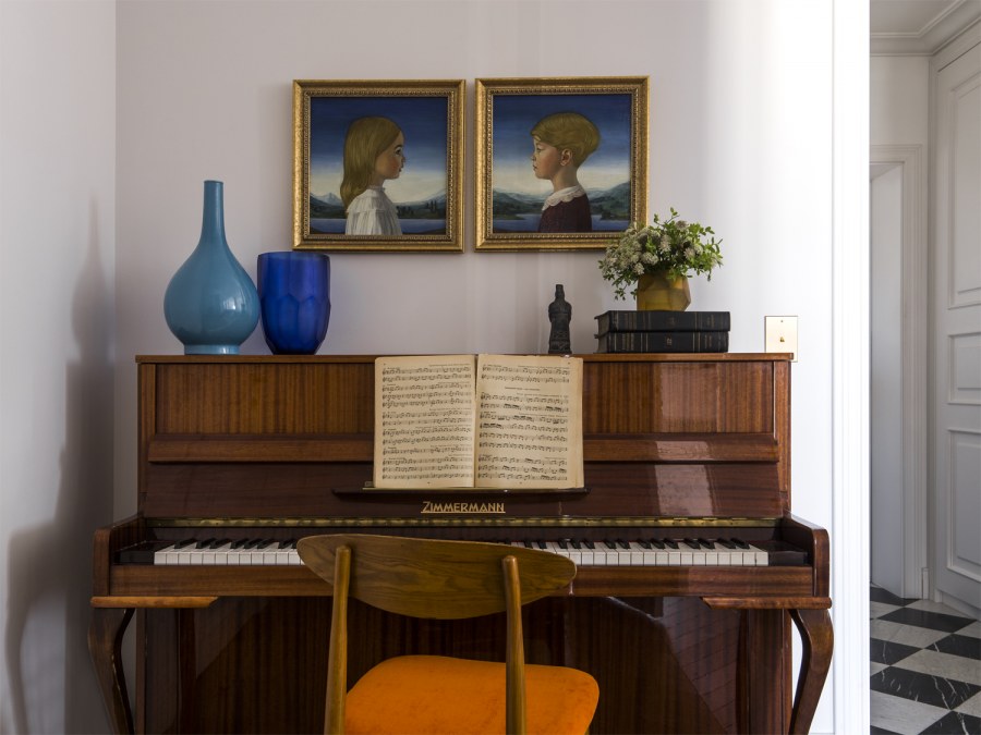 Пианино в интерьере