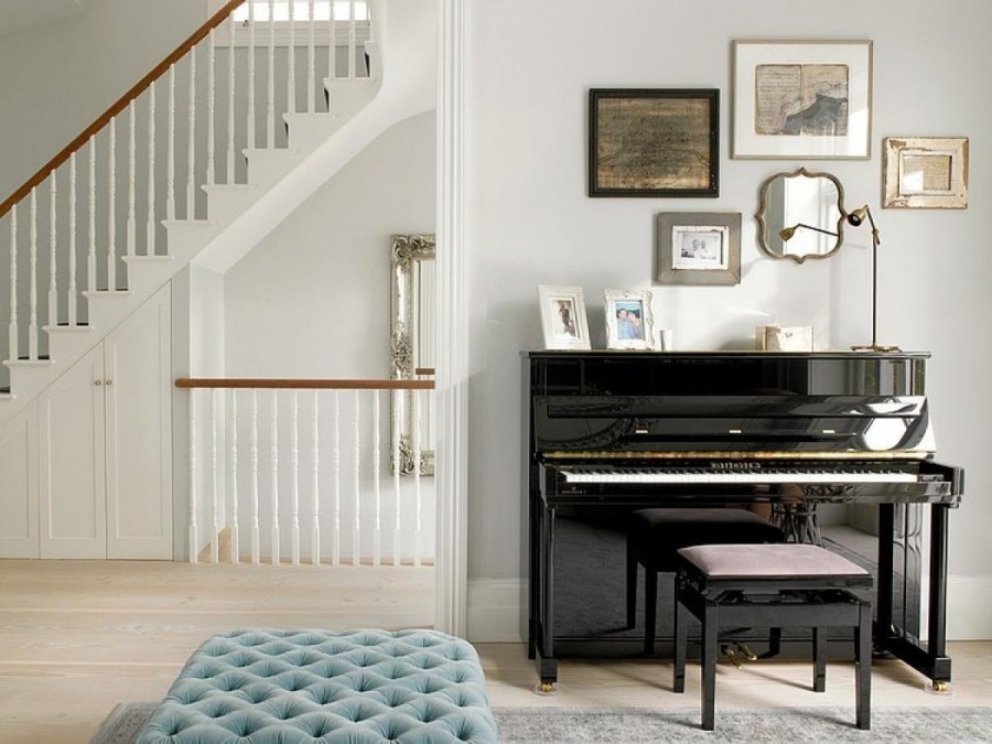 Пианино в интерьере