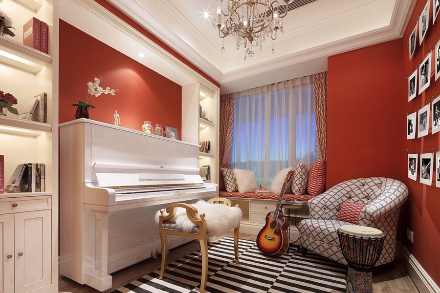 Пианино в детской комнате интерьер