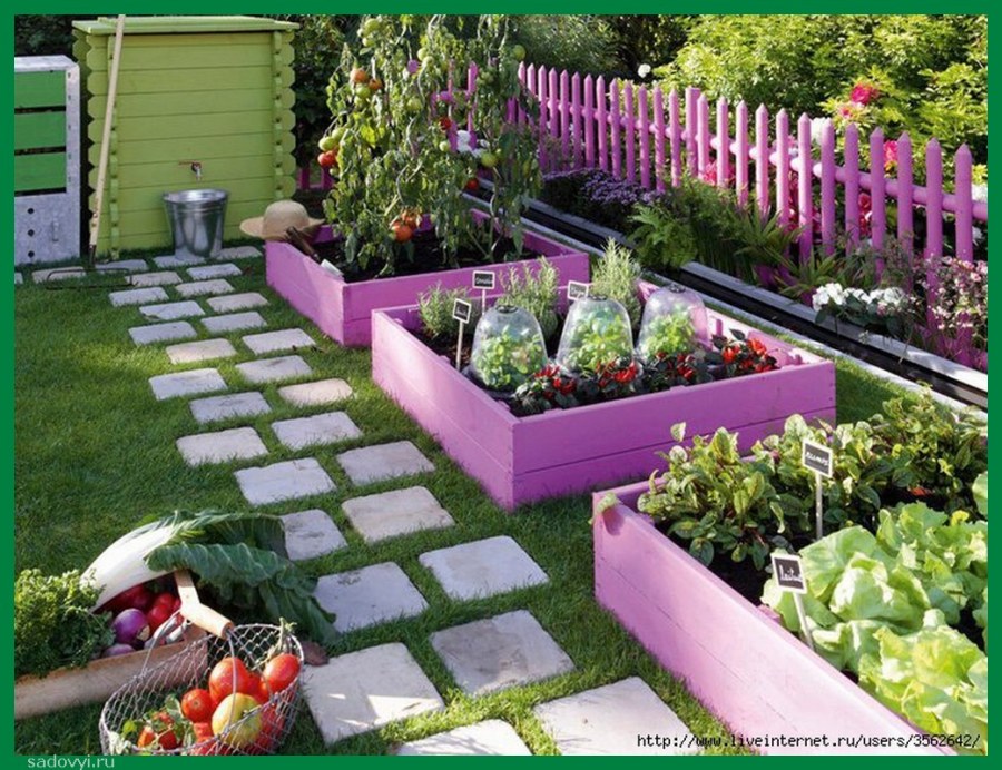 Декор огорода