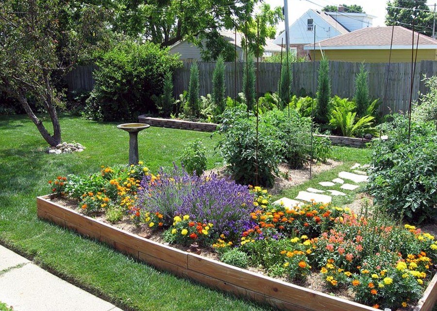 Грядки-клумбы мавританский дворик