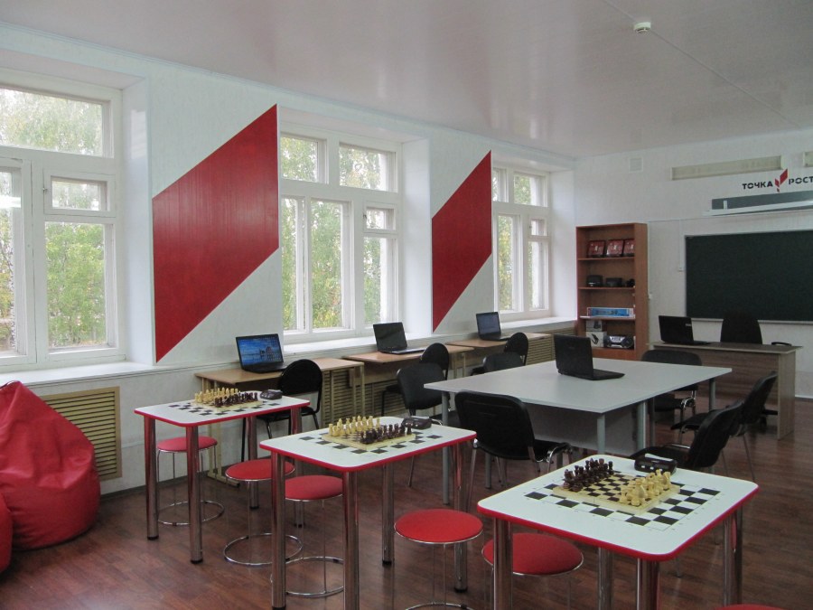 Кабинет точка роста в школе технологии