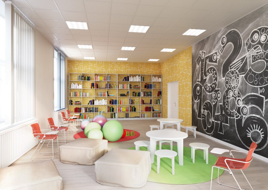 Современная школа интерьер