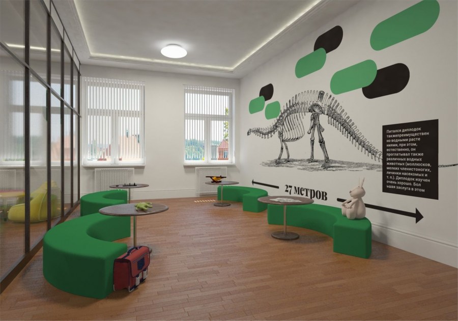 Современная школа интерьер