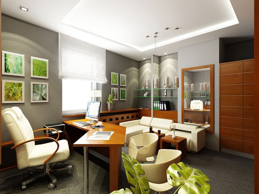 Кабинет руководителя интерьер в скандинавском стиле