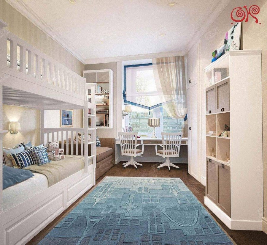 Интерьер детской для двоих детей