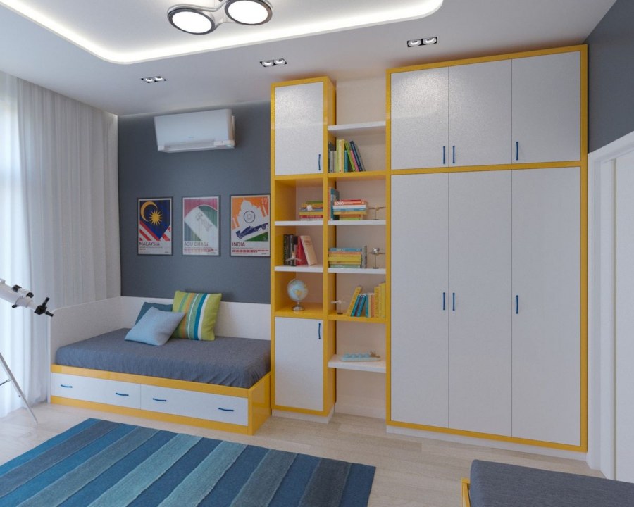 Детские спальни для 2 мальчиков