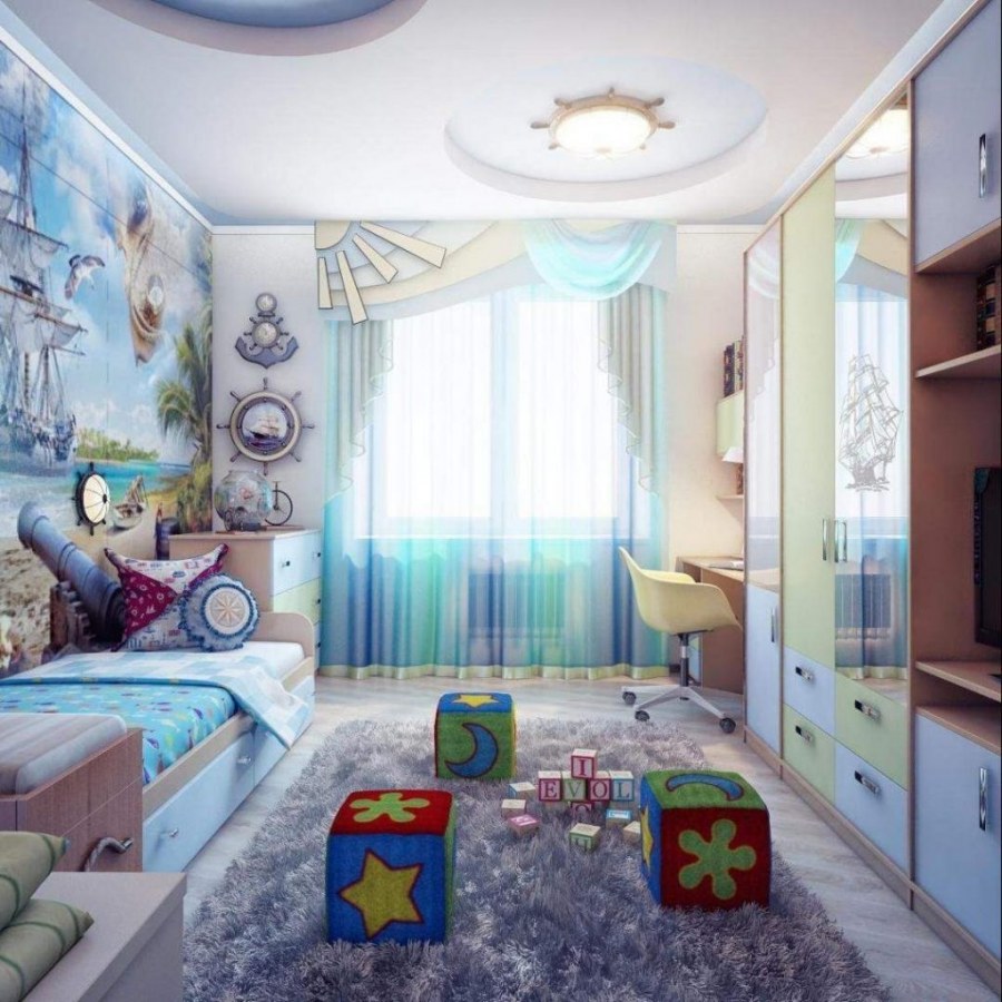 Детские комнаты для мальчиков