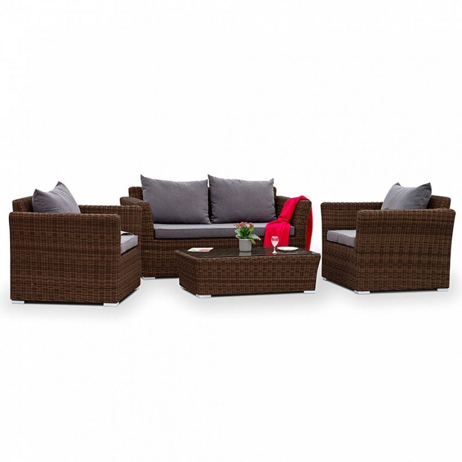 Комплект мебели с диваном AFM-4018a Beige