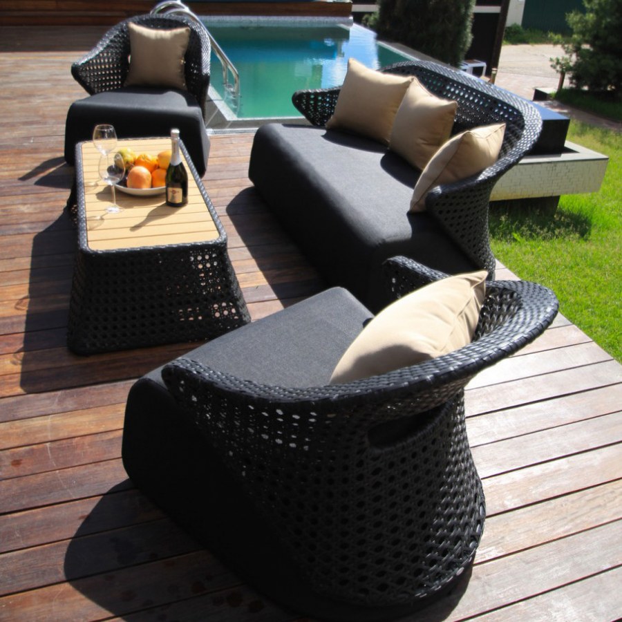 Лаунж зона мебель из ротанга