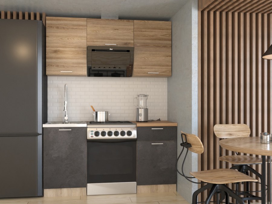 Кухонный гарнитур 27 лофт 1600