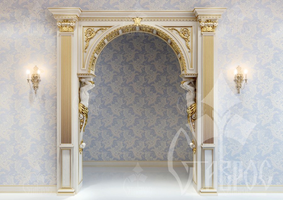 Межкомнатные арки с колоннами