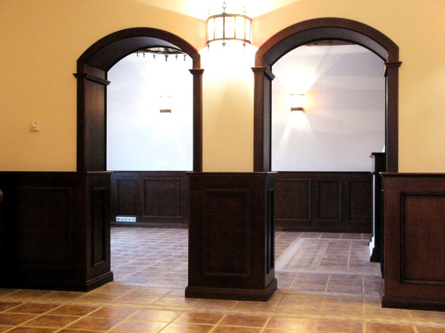 Деревянные арки в интерьере