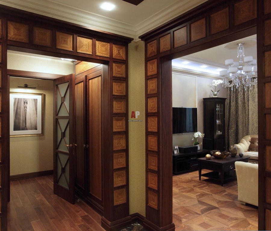 Отделка квадратной арки