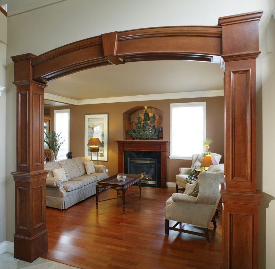 Арка деревянная межкомнатная