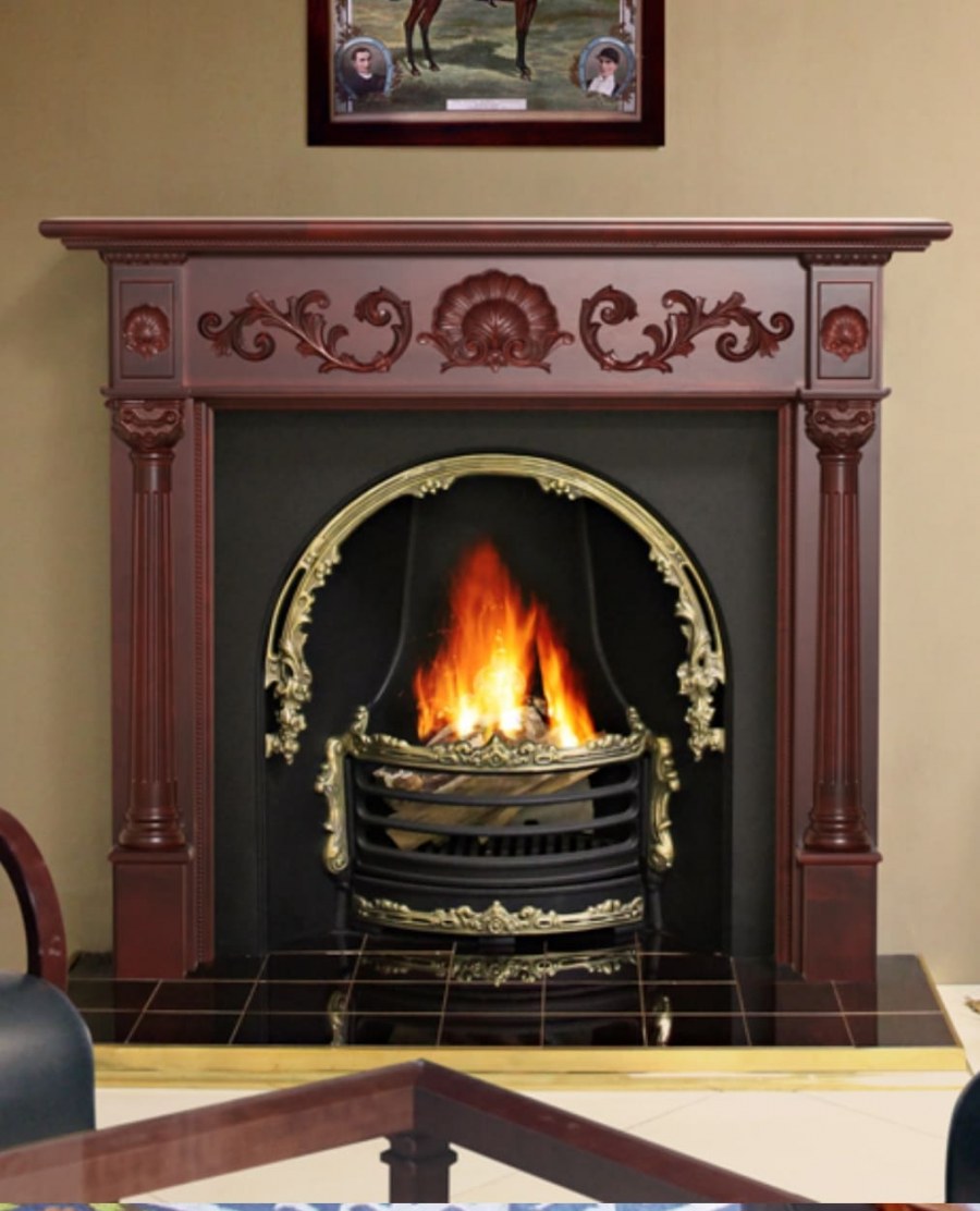 Каминный портал из дерева