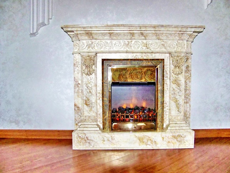 Камин имитация венецианка