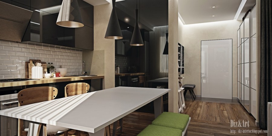 Рабочее место в спальне