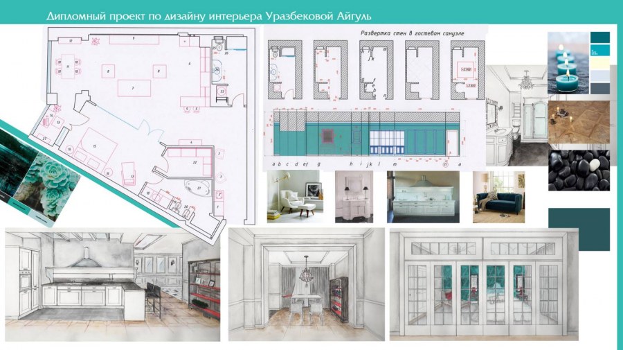 Дизайн квартиры Behance