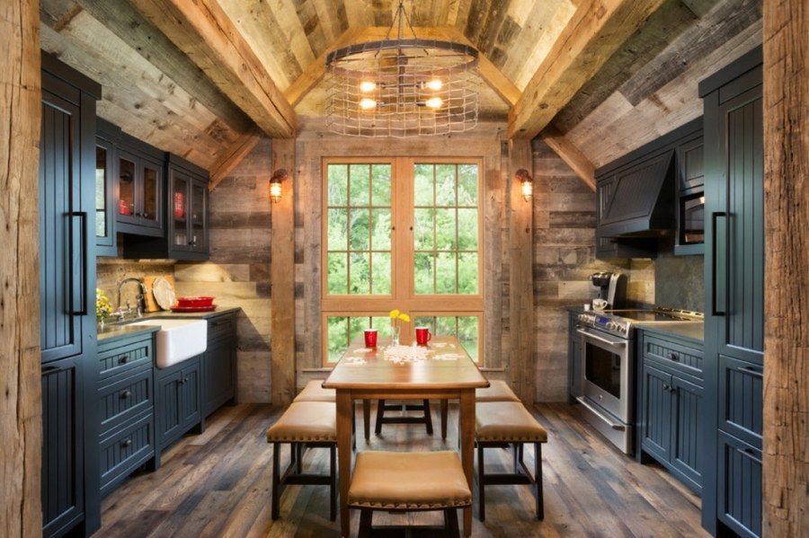 Деревянный стиль в интерьере