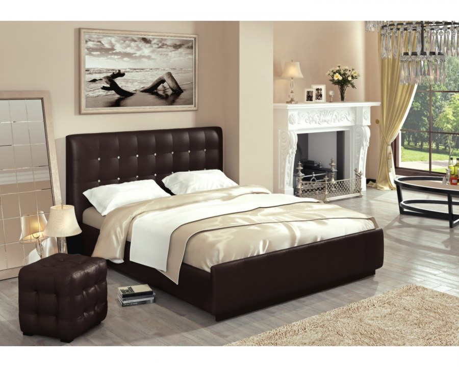 Кровать Аскона Greta 200*160 к/з Экотекс Venge