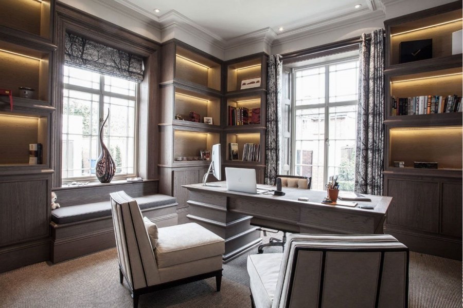 Кабинет в американском стиле