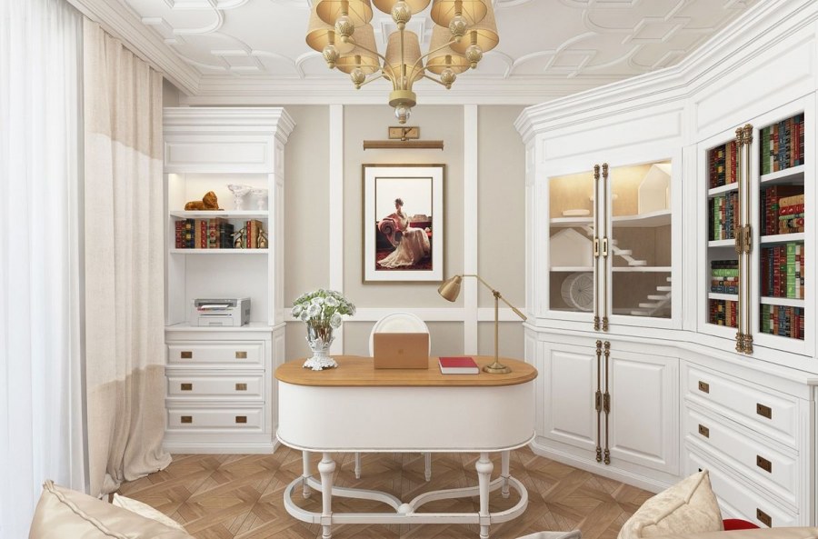 Кабинет в неоклассическом стиле