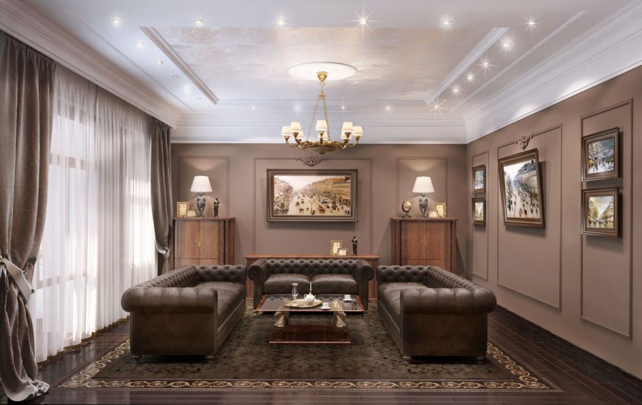 Кабинета руководителя в неоклассическом стиле