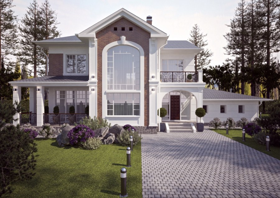 Коттеджи в неоклассическом стиле