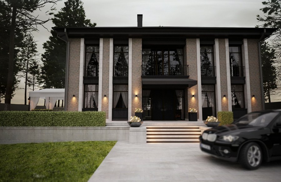 ТОПДОМ экстерьер неоклассический