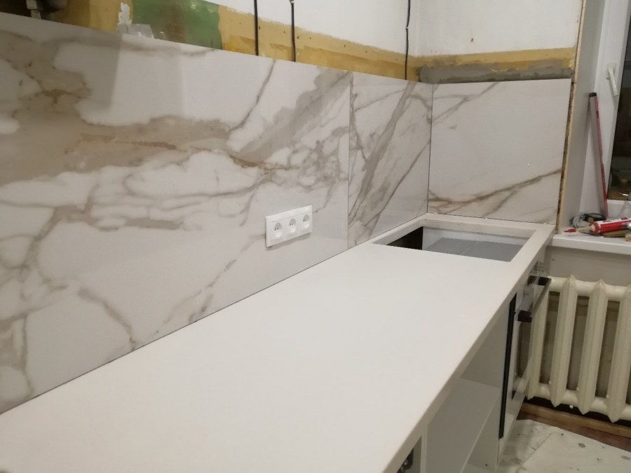 Закаленное стекло Липецк для фартука