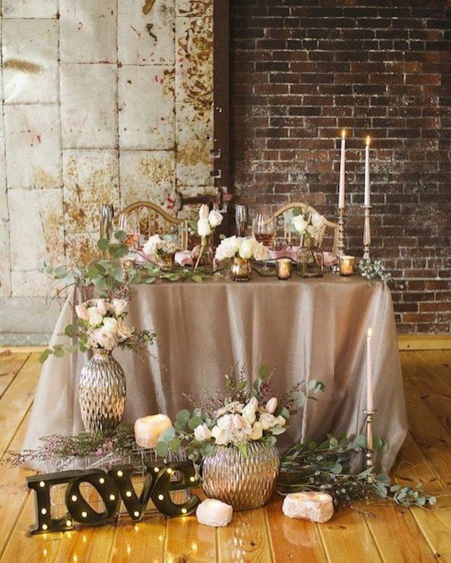 Свадебный президиум в зимнем стиле