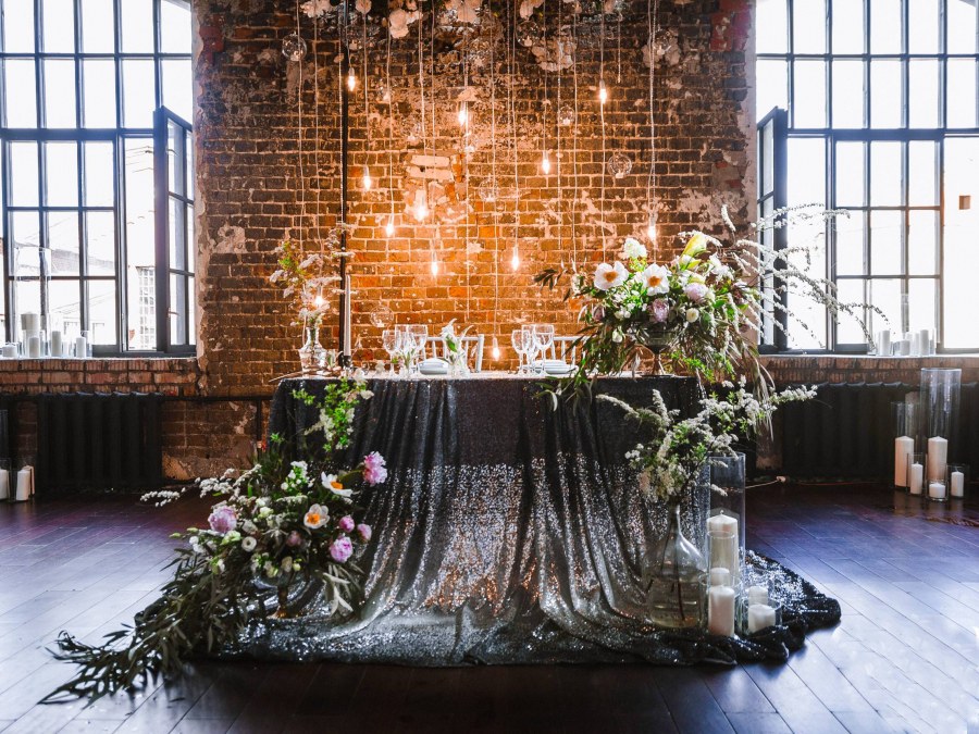 Декор свадьбы в стиле лофт