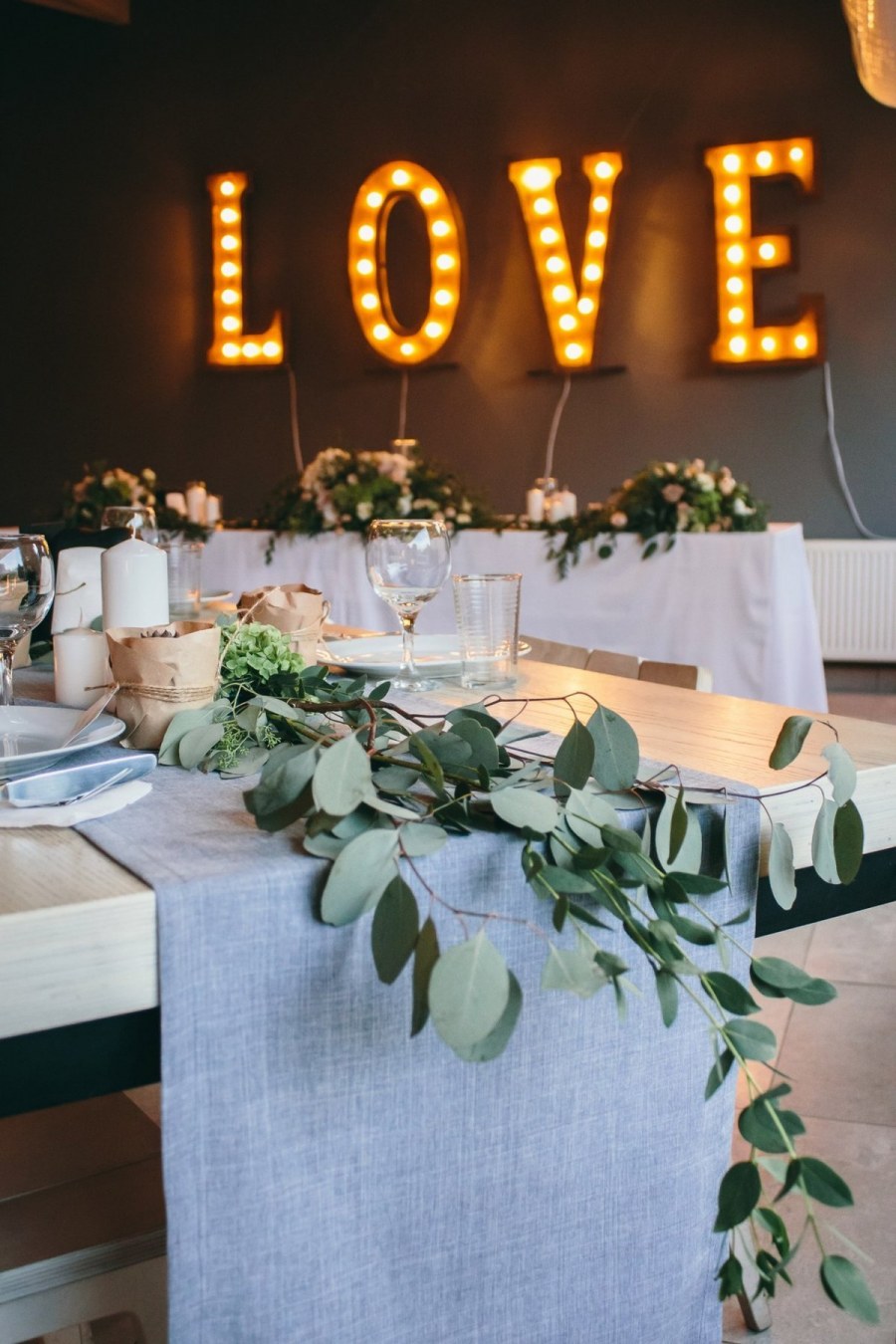 Свадебный декор в стиле лофт