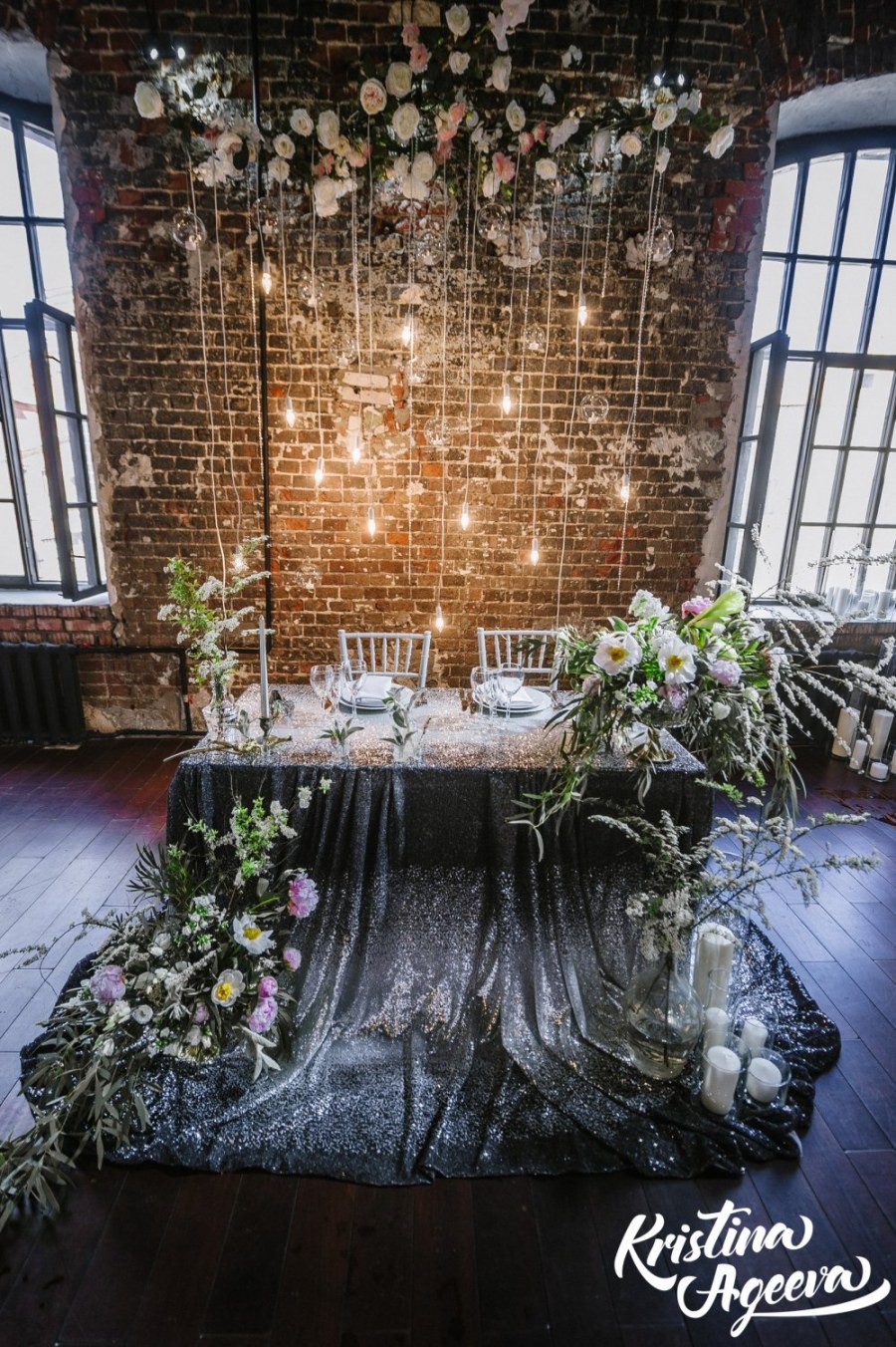 Декор свадьбы в стиле лофт