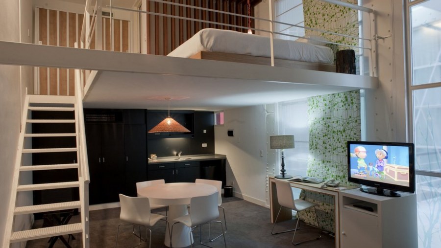 Двухуровневые апартаменты в стиле лофт