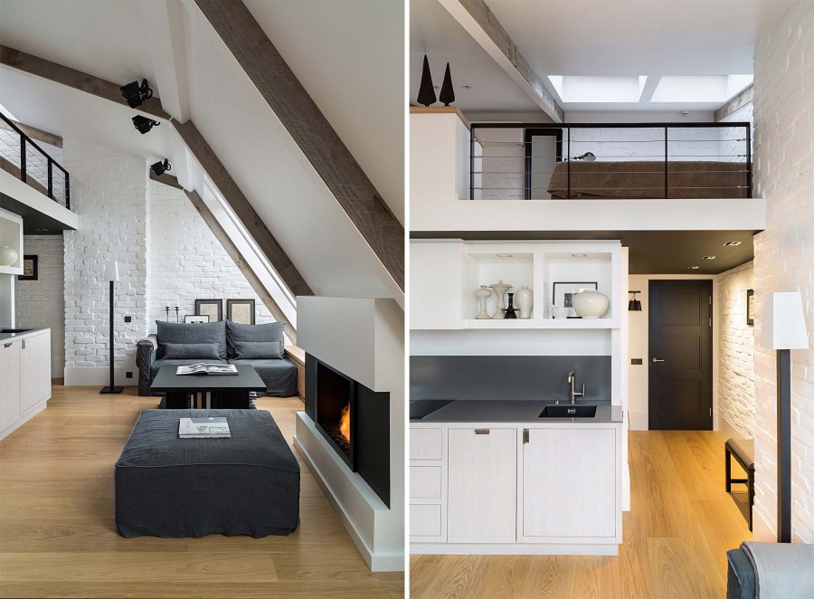 Антресольный этаж в стиле лофт