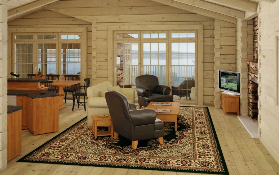 Отделка деревянного дома