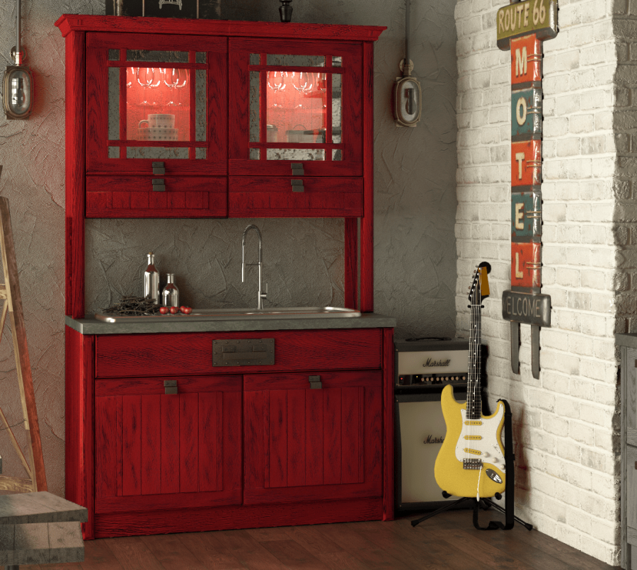 Кухни трио лофт микс