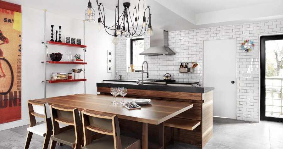 Кухня в стиле лофт гранж