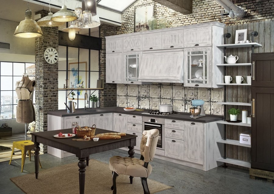 Кухня лофт Ника