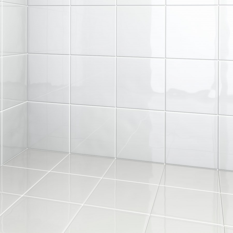 Белый кафель