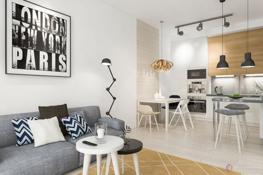 Освещение в скандинавском интерьере