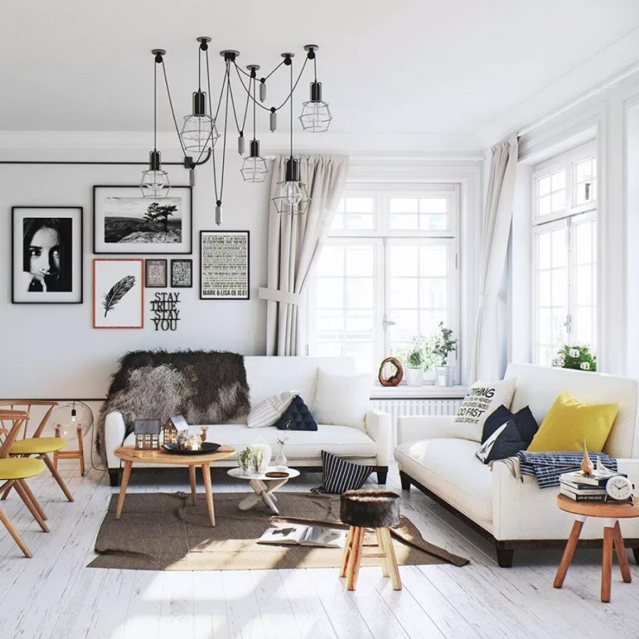 Люстра Сканди лофт