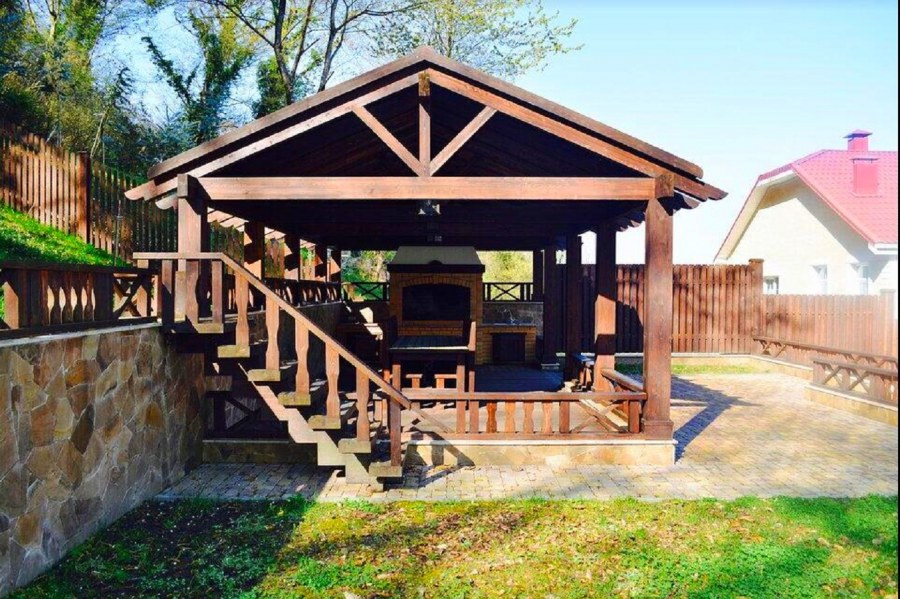 Фахверк в стиле Кантри