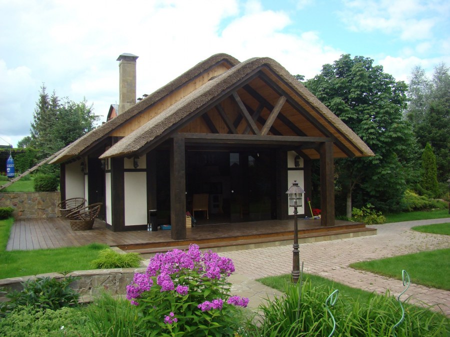 Беседка Шале с мангальной зоной