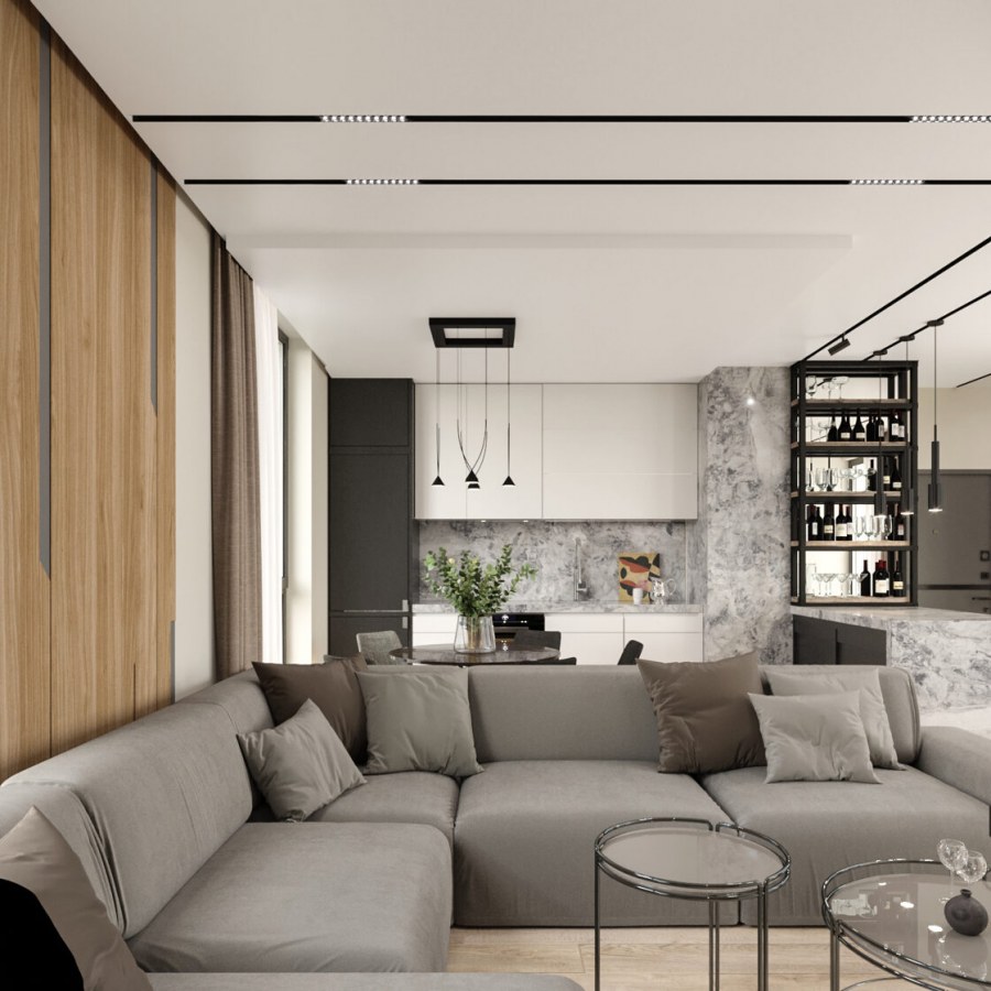 Современная классическая гостиная